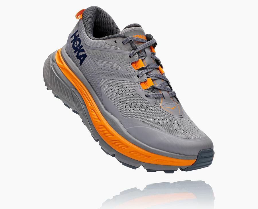 Hoka One One Trail Schoenen Heren - Stinson Atr 6 - Grijs - ES9205481